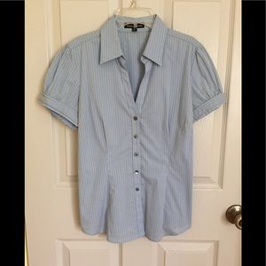 Express pinstriped blouse
